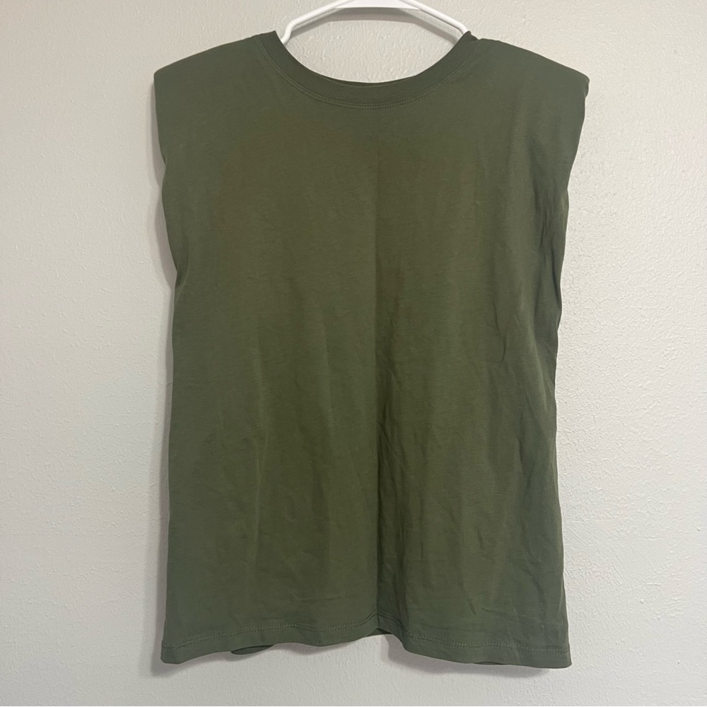 Zara Shoulder Pad Top - Picture 3 of 7